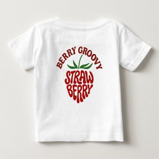 Groovy Strawberry Retro 70s Vibes (Achterkant)