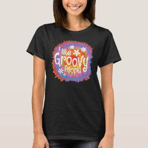 Groovy Stropdas Die Black T-shirt