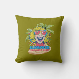 Groovy Summer Teacher Vibes Sierkussen