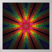 Groovy Sunshine - Fractal Poster (Voorkant)