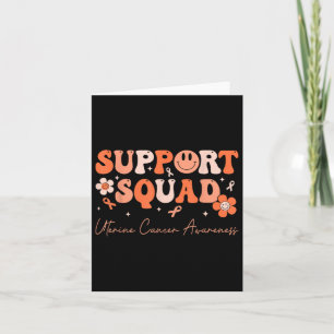 Groovy Support Squad Bewustzijn baarmoederkanker P Kaart
