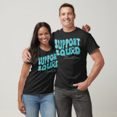 Groovy Support Squad Bewustzijn tegen baarmoederha T-shirt (Unisex)