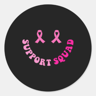 Groovy Support Squad Borstkanker Bewustzijn 2 Sid Ronde Sticker