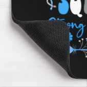 Groovy Support Squad Ribbon T1d Diabetes Awareness Muismat (Hoek)