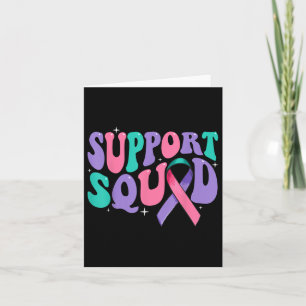 Groovy Support Squad Thyroid Cancer Awareness Frie Kaart