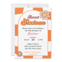 Groovy Sweet 16 verjaardagsfeestje