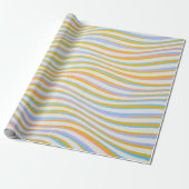 Groovy Swirl Cadeaupapier (Uitgerold)