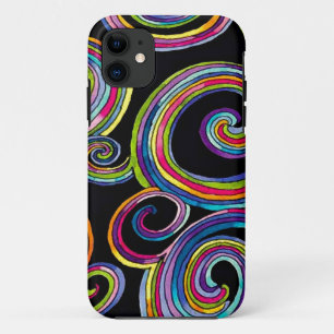 Groovy Swirls - iPhone5/5s/SE-Hoesje iPhone 11 Hoesje