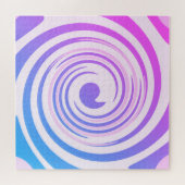 Groovy Swirls uitdagend Jigzaag Puzzle Legpuzzel (Horizontaal)