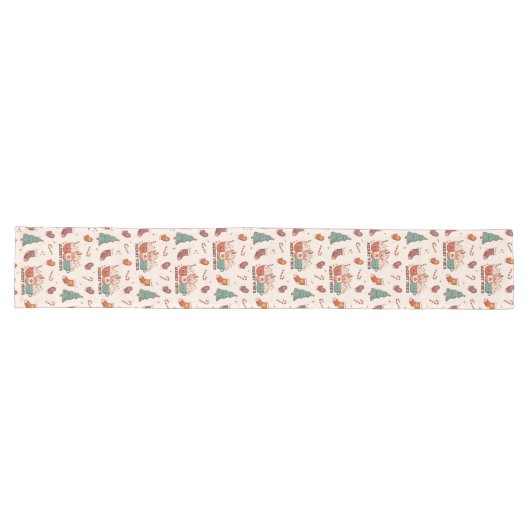 Groovy Table Runner Retro Pastel Holiday Magic Lange Tafelloper (Horizontaal)