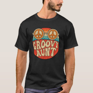 Groovy Tante 70s Esthetische Nostalgie 1970 s Retr T-shirt