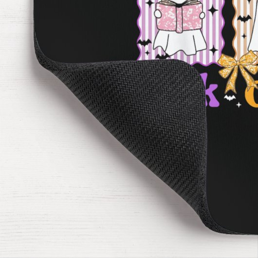 Groovy Teacher Halloween Trick Or Teach Ghost Men Muismat (Hoek)