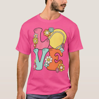 Groovy Tennis Love Schattigee Tennis Lover Vrouwen T-shirt