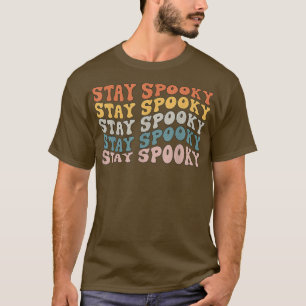 Groovy tet decor retro halloween grappige sta t-shirt