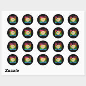 Groovy Third Grade Vibes Face Retro Teachers Back Ronde Sticker (Vel)