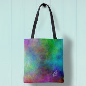 Groovy Tie Dye Style Monogram Draagtas