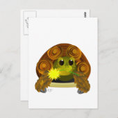 Groovy Tortoise Briefkaart (Voorkant / Achterkant)