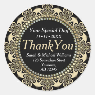 Groovy Tribal Flower Dank u Stickers