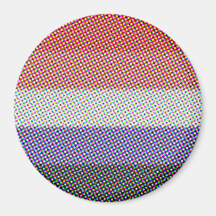 Groovy Trippy Abstract Cupioromantische Pridevlag Magneet