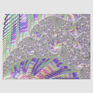 Groovy Trippy Funky Psychedelic Fractal Art Tissuepapier