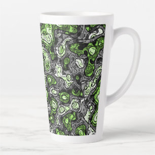 Groovy Trippy Grungy Funky Abstract Agender Pride Latte Mok