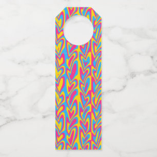 Groovy Trippy Squiggly Quirky Panseksuele Trots Flessenhanger