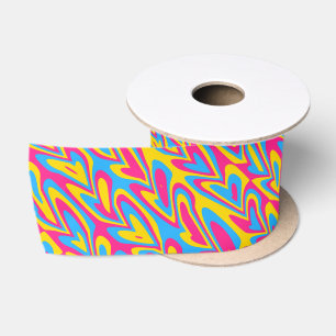 Groovy Trippy Squiggly Quirky Panseksuele Trots Lint