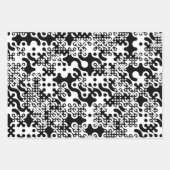 Groovy Trippy Truchet Tiles Inpakpapier Vel (Voorkant 2)