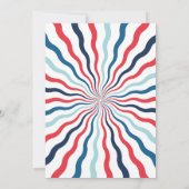 Groovy Truck 4 juli viering Kaart (Achterkant)