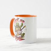 Groovy Turtle Rocking Out Rock and Roll Mok (Voorkant links)