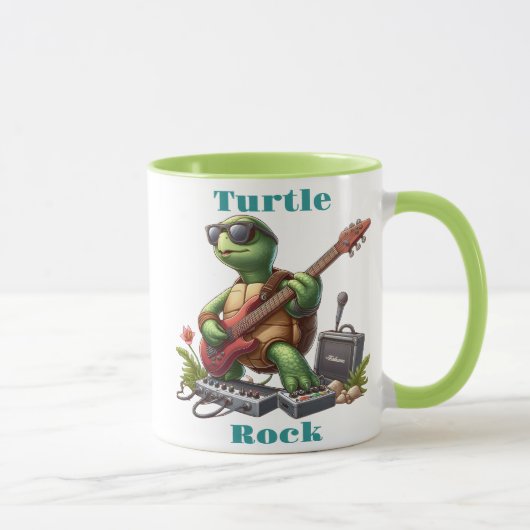 Groovy Turtles elektrische riff Mok (Rechts)