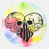 Groovy Tye Dye Sticker (Voorkant)