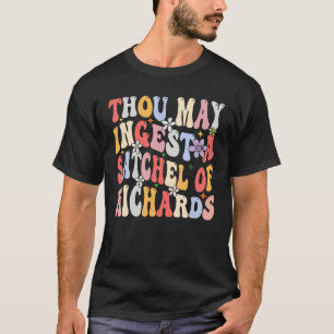 Groovy, u mag een schotel Richards innemen T-shirt