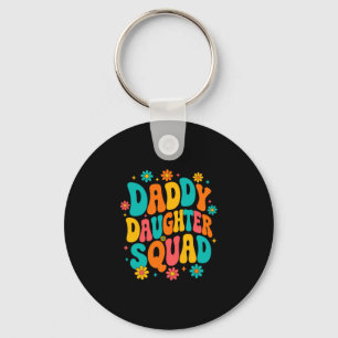 Groovy vader-dochter squad vader en dochter sleutelhanger