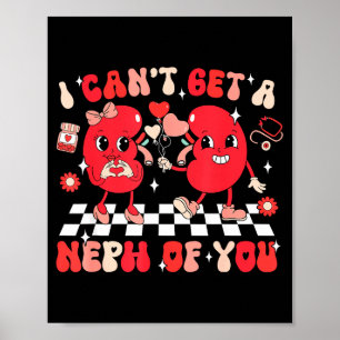 Groovy Valentijn Nierdialyse Tech Ik Kan Niet Krij Poster