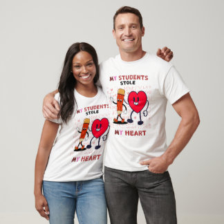 Groovy Valentijnsdag T-shirt voor docenten