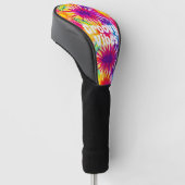 Groovy Vibes Tie Dye Golfheadcover (Schuin)