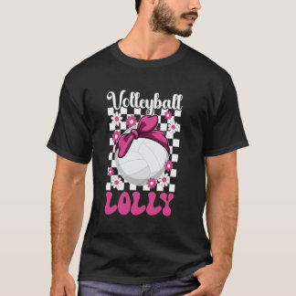Groovy Volleybal Lolly Van Een Volleybalspeler Lol T-shirt