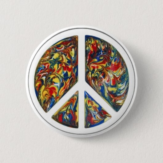 groovy-vredesbord ronde button 5,7 cm (Voorkant)