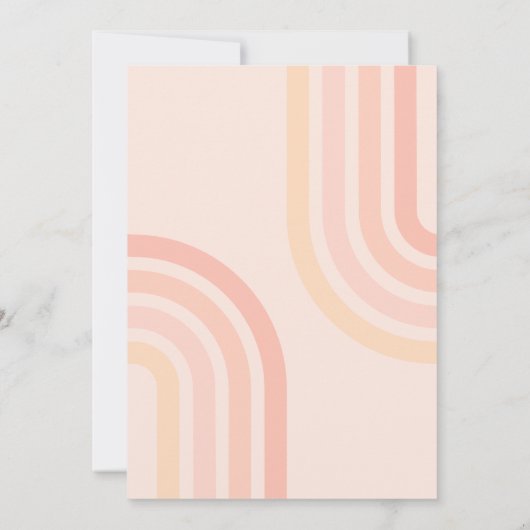 Groovy Waterverf Disco Verjaardagsuitnodiging Kaart (Achterkant)