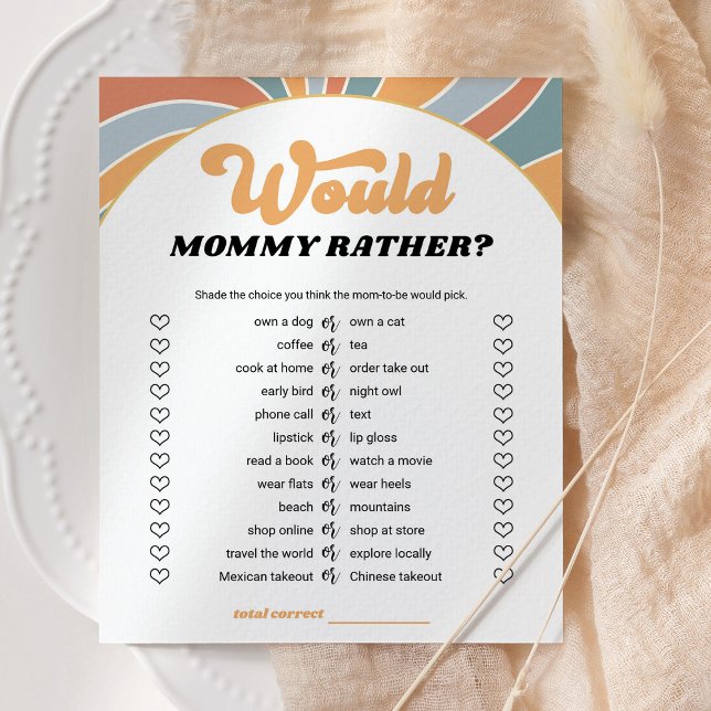 Groovy wil liever Baby shower spel (Creator heeft geüpload)