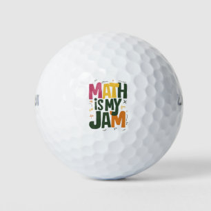 Groovy Wiskunde is mijn jam eerste dag terug naar  Golfballen