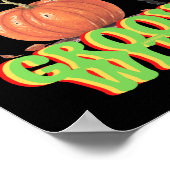 GROOVY WITCH grappige Halloween heks Poster (Hoek)
