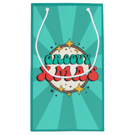 Groovy xmas retro groovy tekstteken klein cadeauzakje