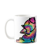 Groovy Yoga Bulldog: Grappige Tie Dye Kleuren
