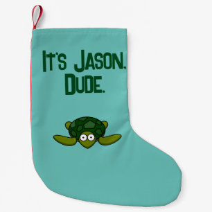 Groovy Zee Schildpad Cartoon, Funny Ocean "Dude" Kleine Kerstsok
