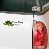 Groovy Zee Turtle Dude Funny Cartoon Bumpersticker (Op Truck)