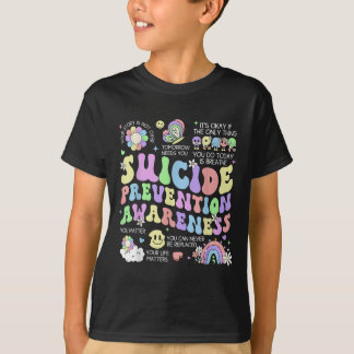 Groovy Zelfmoordpreventie Bewustzijn Geestelijke G T-shirt