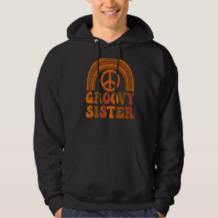 Groovy Zuster 70s Aesthetische Nostalgia Retro 197 Hoodie