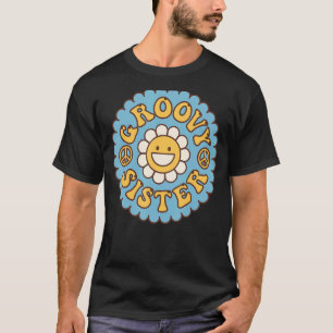 Groovy Zuster 70s Aesthetische Nostalgia Retro 197 T-shirt